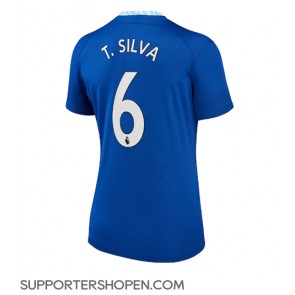 Chelsea Thiago Silva #6 Hemma Matchtröja Dam 2022-23 Kortärmad